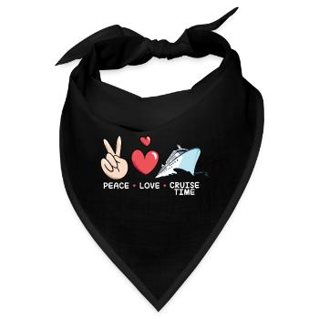 Kreuzfahrt - Bandana - Schwarz - Vorne