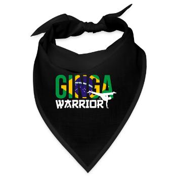 Ginga Capoeira für brasilianische Kampfsportarten - Bandana - Schwarz - Vorne