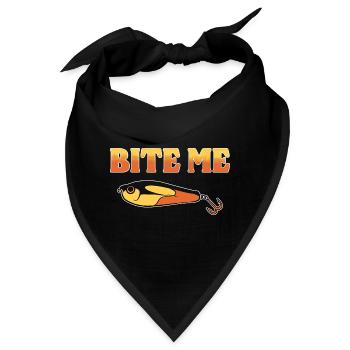 Bite Me Fischer - Bandana - Schwarz - Vorne
