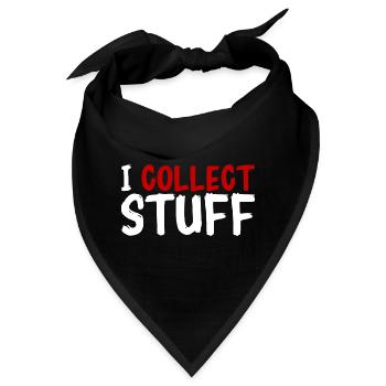 I Collect Stuff 2 - Bandana - Schwarz - Vorne