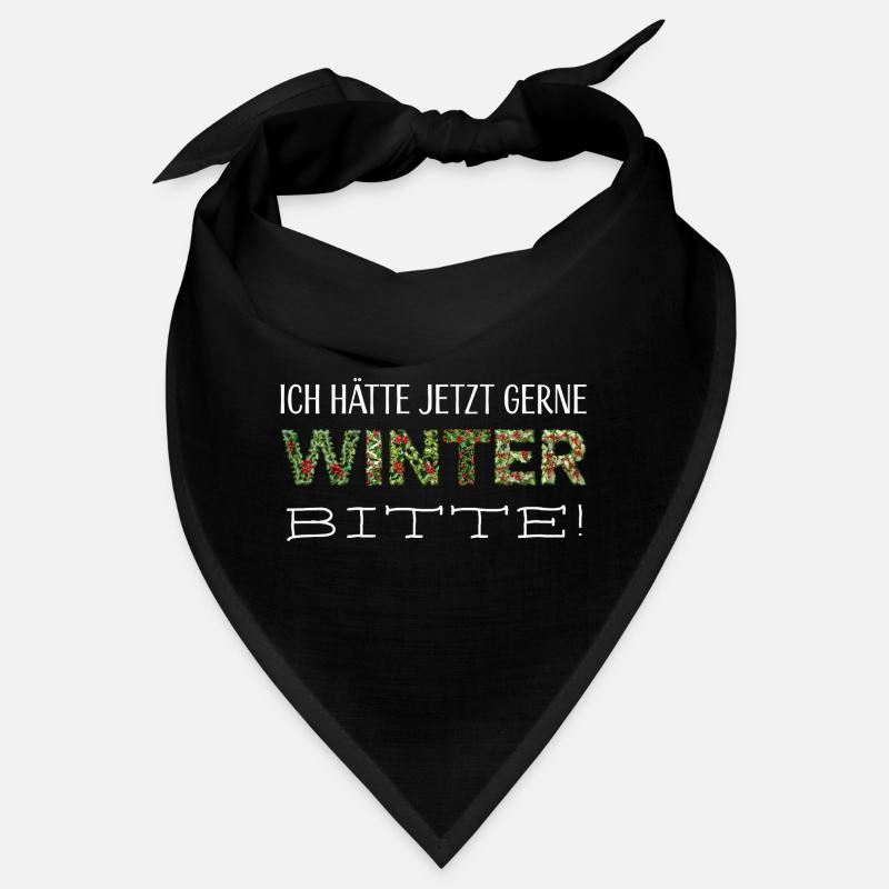 Jahreszeiten winter bitte ws Bandana