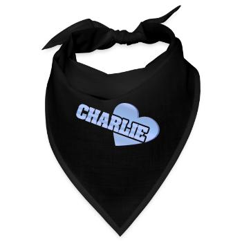 Love Charlie - Bandana - Schwarz - Vorne