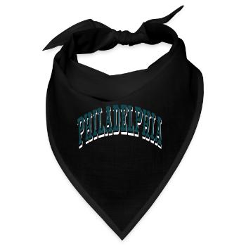 Philadelphia - Bandana - Schwarz - Vorne