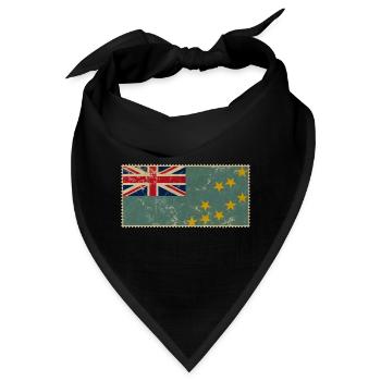 Land Tuvalu - Bandana - Schwarz - Vorne
