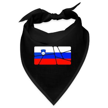 Slowenien Slowenien - Bandana - Schwarz - Vorne