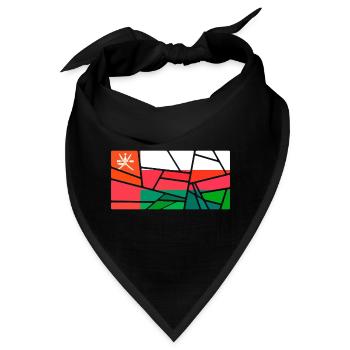 Oman als Oman - Bandana - Schwarz - Vorne
