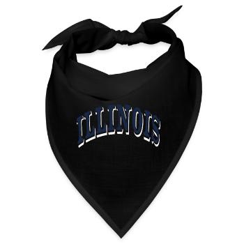 Illinois - Bandana - Schwarz - Vorne