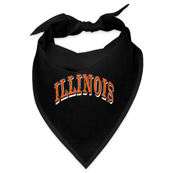 Illinois - Bandana - Schwarz - Vorne