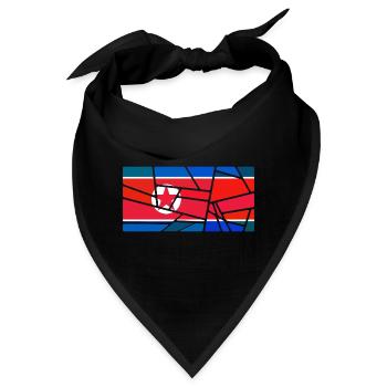 Nordkorea Nordkorea - Bandana - Schwarz - Vorne
