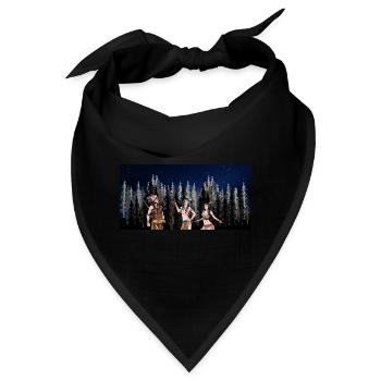 Wildnis schamane Krieger Ureinwohner - Bandana - Schwarz - Vorne
