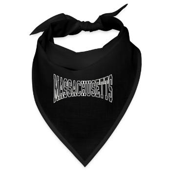 Massachusetts - Bandana - Schwarz - Vorne