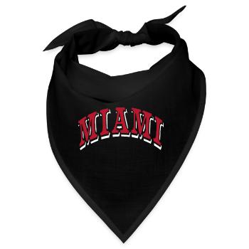 Miami - Bandana - Schwarz - Vorne
