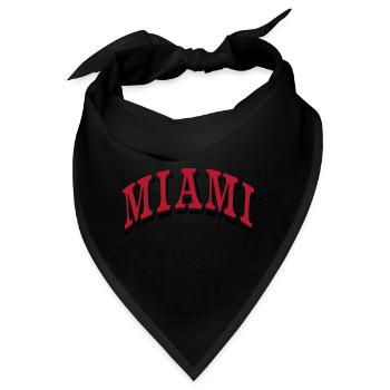 Miami - Bandana - Schwarz - Vorne