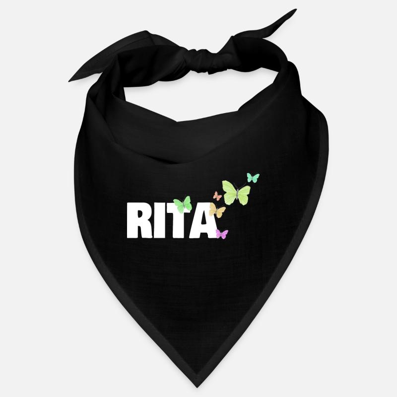 Papillons pour le prénom Rita Bandana