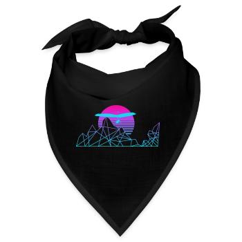 Hanggleiter Drachenflieger Deltasegler - Bandana - Schwarz - Vorne