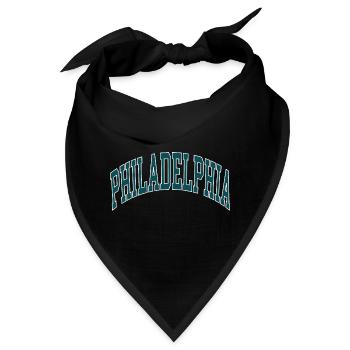 Philadelphia - Bandana - Schwarz - Vorne