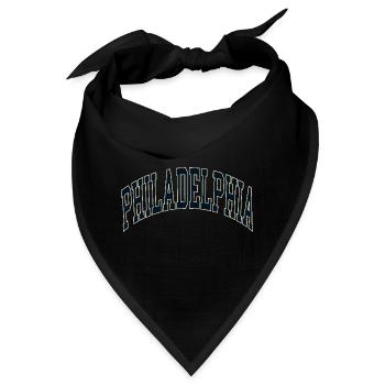 Philadelphia - Bandana - Schwarz - Vorne
