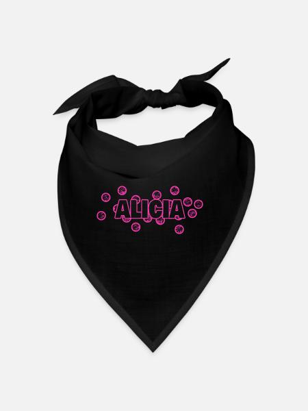 Alicia Alicia - Bandana - Schwarz - Vorne