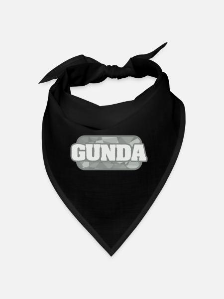 Gunda - Bandana - black - Front