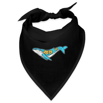Schöner Narwhal Meeresbiologe - Bandana - Schwarz - Vorne