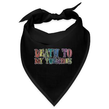 Death To My Twenties 3 - Bandana - Schwarz - Vorne