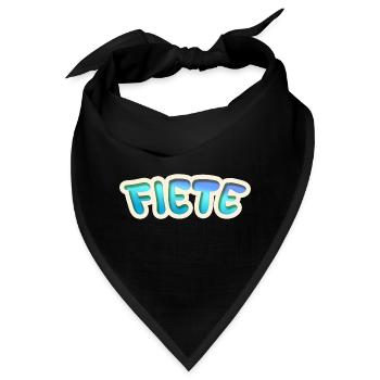Job Fiete - Bandana - Schwarz - Vorne