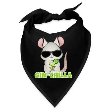 Gin- Chinchilla Gin - Bandana - Schwarz - Vorne