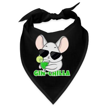 Gin- Chinchilla Gin - Bandana - Schwarz - Vorne