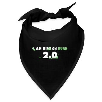 Verstecken auf Busch 2.0 - Bandana - Schwarz - Vorne