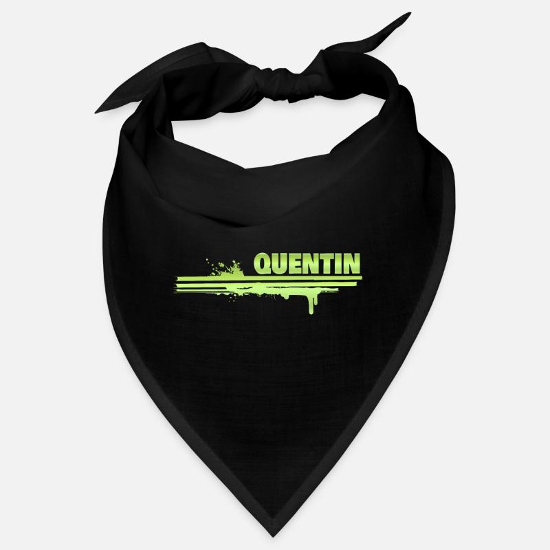 Quentin als Farbklecks Bandana