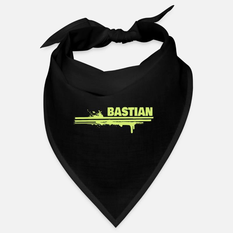 Bastian als Farbklecks Bandana