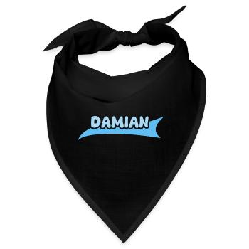 Vorname Damian - Bandana - Schwarz - Vorne