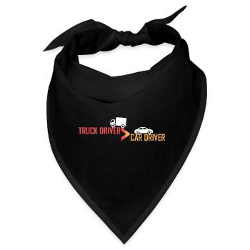 Lkw-Fahrer > Pkw-Fahrer - Bandana - Schwarz - Vorne