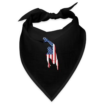 Schwimmen Schwimmer Schwimmbad Schwimmlehrer - Bandana - Schwarz - Vorne