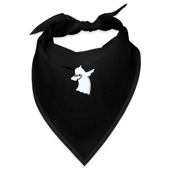 Dabbing Ghost - Bandana - Schwarz - Vorne