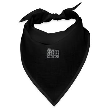 What The F? Blende Witz für Fotograf - Bandana - Schwarz - Vorne