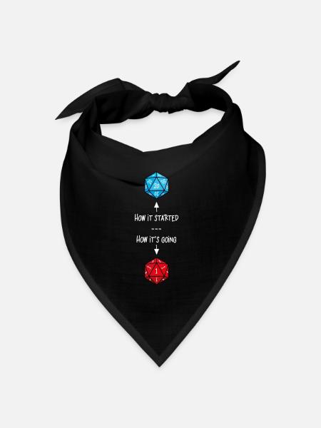 Bad luck D20 - Bandana - noir