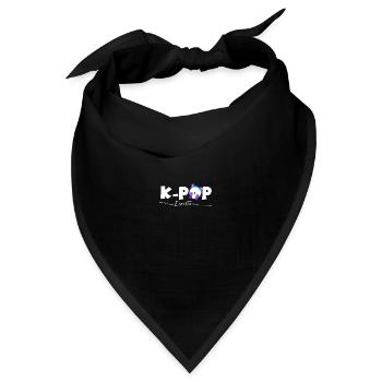 Team K-Pop Koreanische Popmusik Kpop - Bandana - Schwarz - Vorne