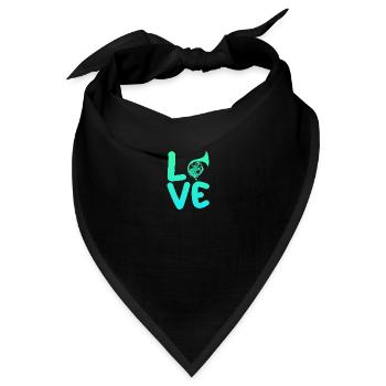 Hornist Waldhorn - Bandana - Schwarz - Vorne