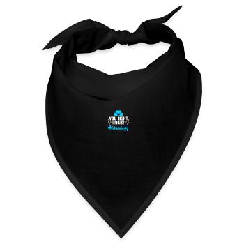 Onkologe Onkologieschwester - Bandana - Schwarz - Vorne