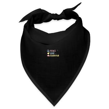 Blob-Fisch Blobfisch - Bandana - Schwarz - Vorne