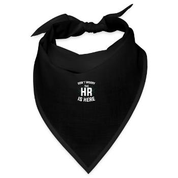 HR Managerin Personalwesen - Bandana - Schwarz - Vorne