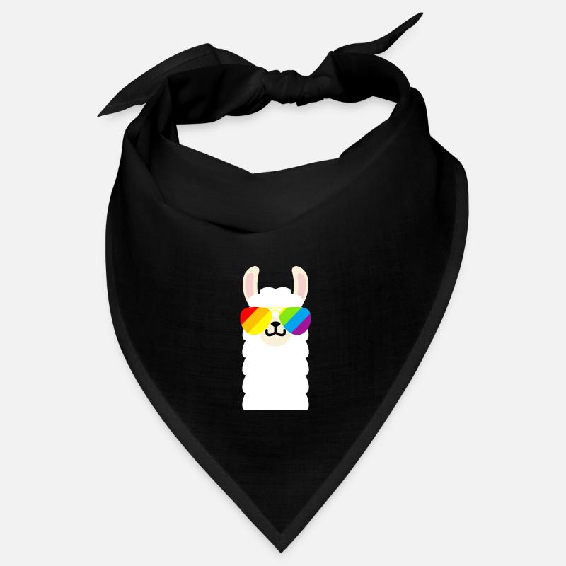 Lunettes de soleil arc-en-ciel Llama Bandana