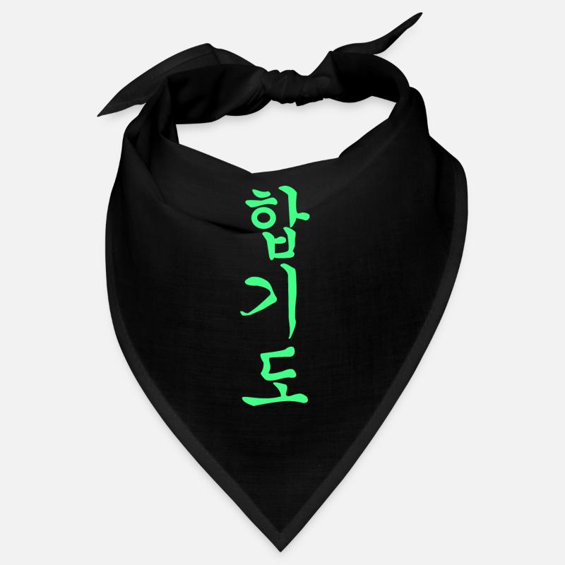Hapkido Hangul Kanji Calligraphy Design Bandana