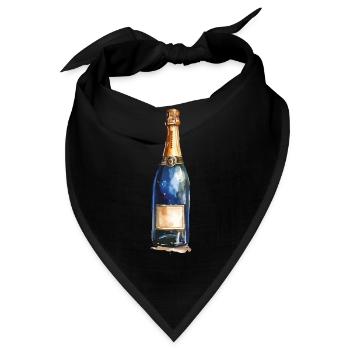 Champanger - Bandana - Schwarz - Vorne