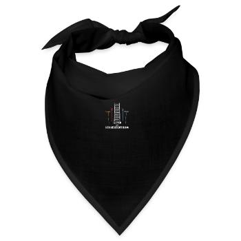 Leiter vom Rechenzentrum - Bandana - Schwarz - Vorne