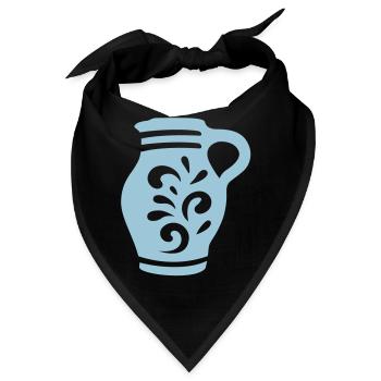 Frankfurter Bembel 2 - Bandana - Schwarz - Vorne