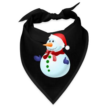 SCHNEEMANN - Bandana - Schwarz - Vorne