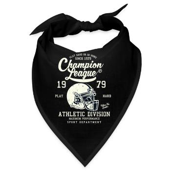 Champion League - Bandana - Schwarz - Vorne