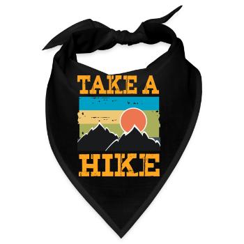 Wandern Hiking - Bandana - Schwarz - Vorne